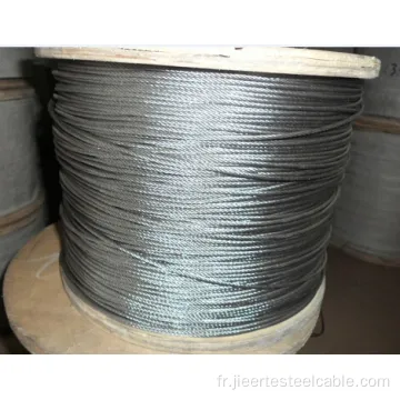 Corde en fil en acier électro galvanisé de haute qualité